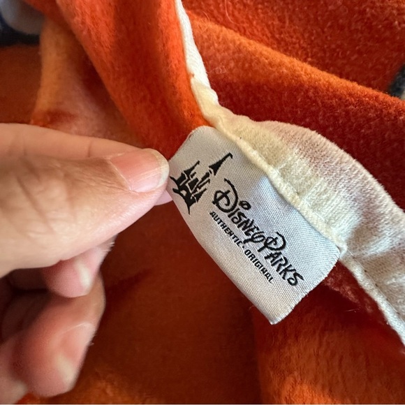 Disney Parks Orange and White Blanket - Picture 3 of 3